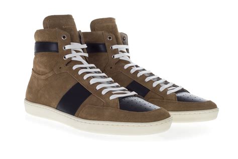 ysl men sneaker|saint laurent suede sneakers.